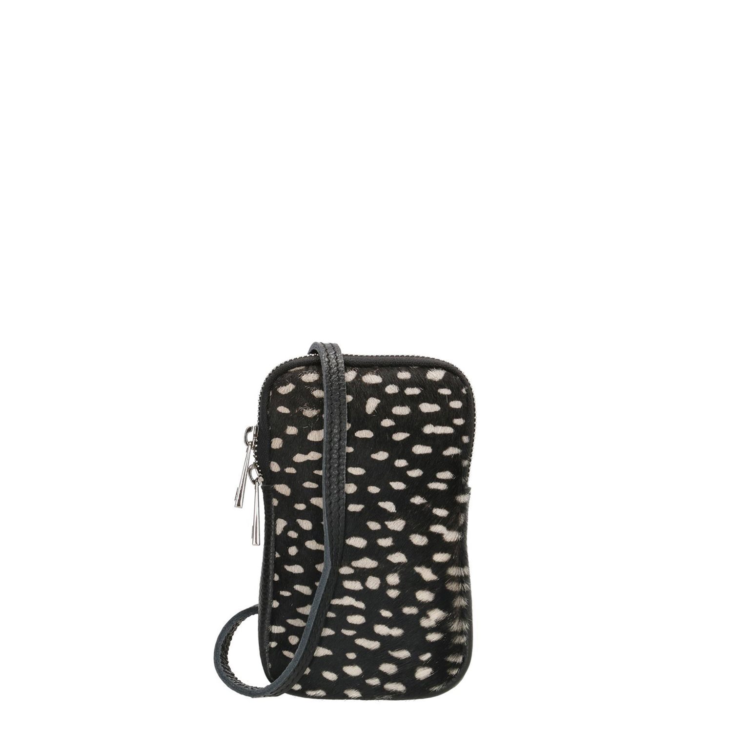 Charm London Elisa Telefoontasje black-white damestas