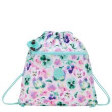 Kipling Supertaboo aqua blossom schooltas kind